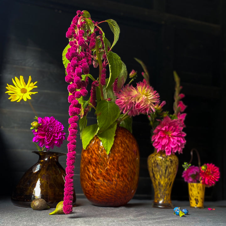 Large Murano Leopard Vase