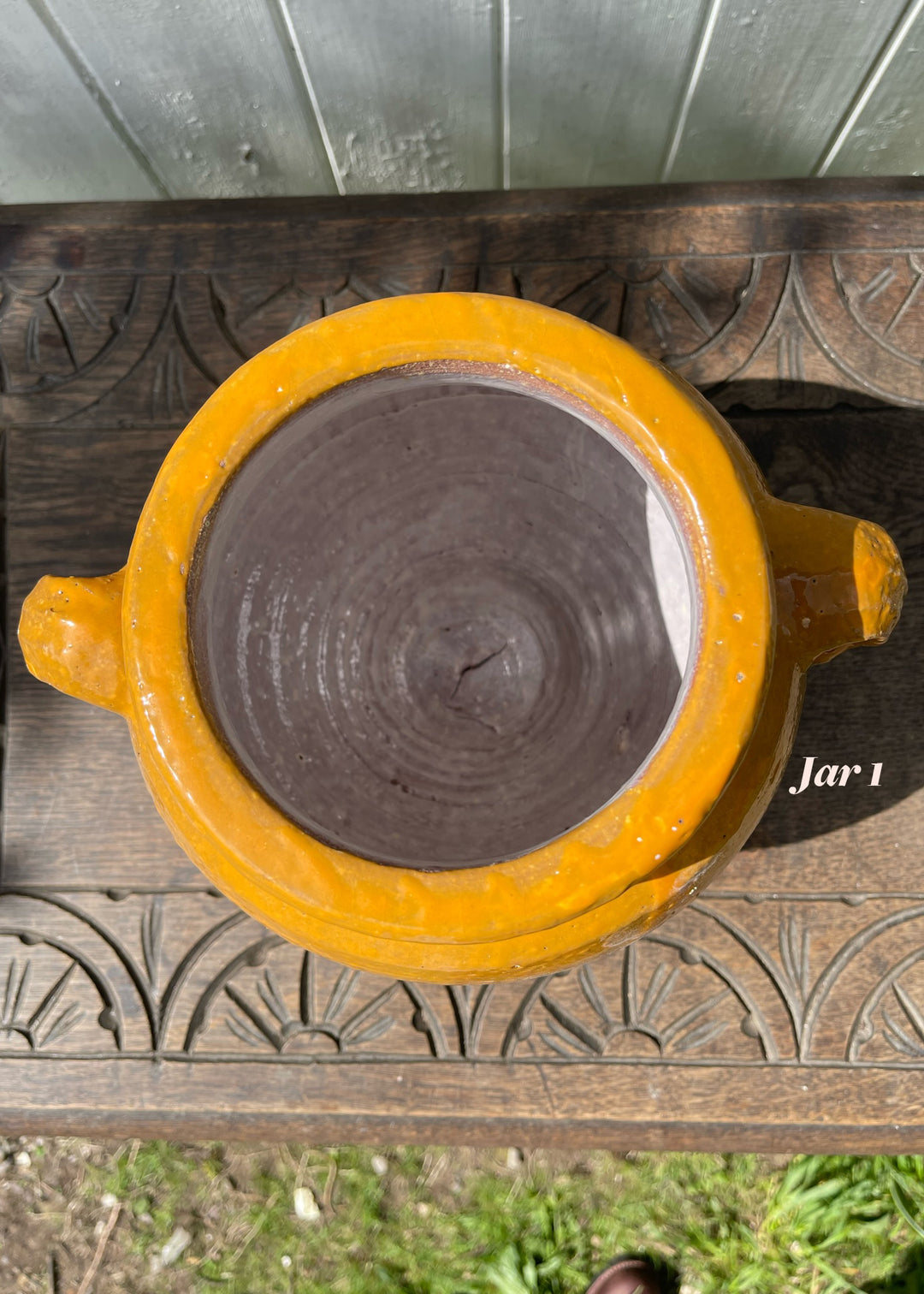 Mustard Confit Jar