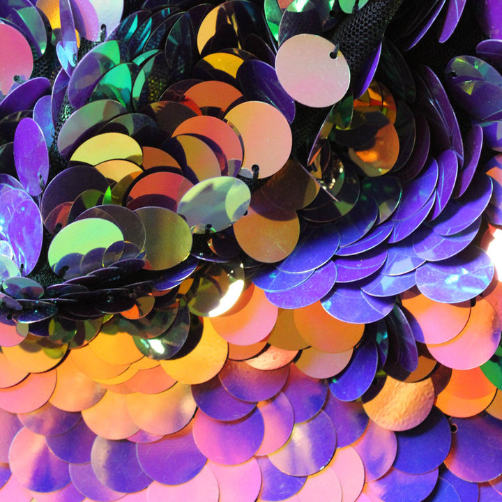Rosa Bloom Sequin Cape