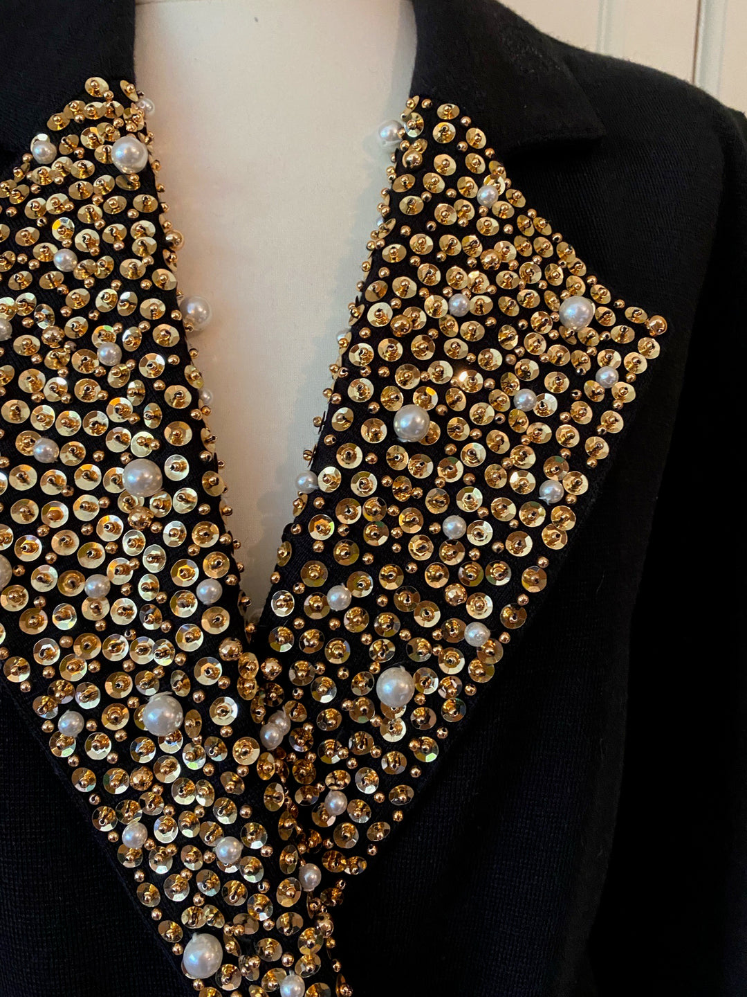 Outlander Beaded Woollen Vintage Dress