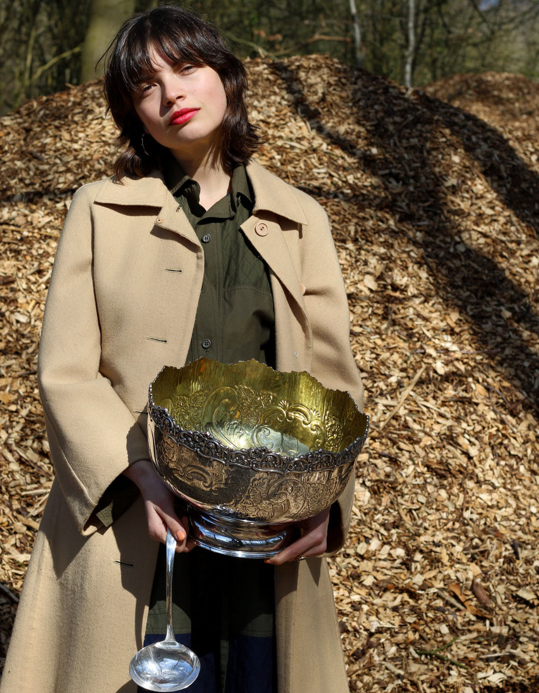 SILVER PUNCH BOWL