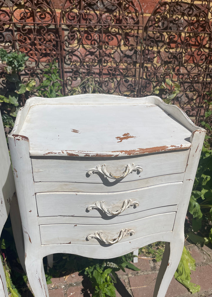 Pair of French Ornate Side Tables