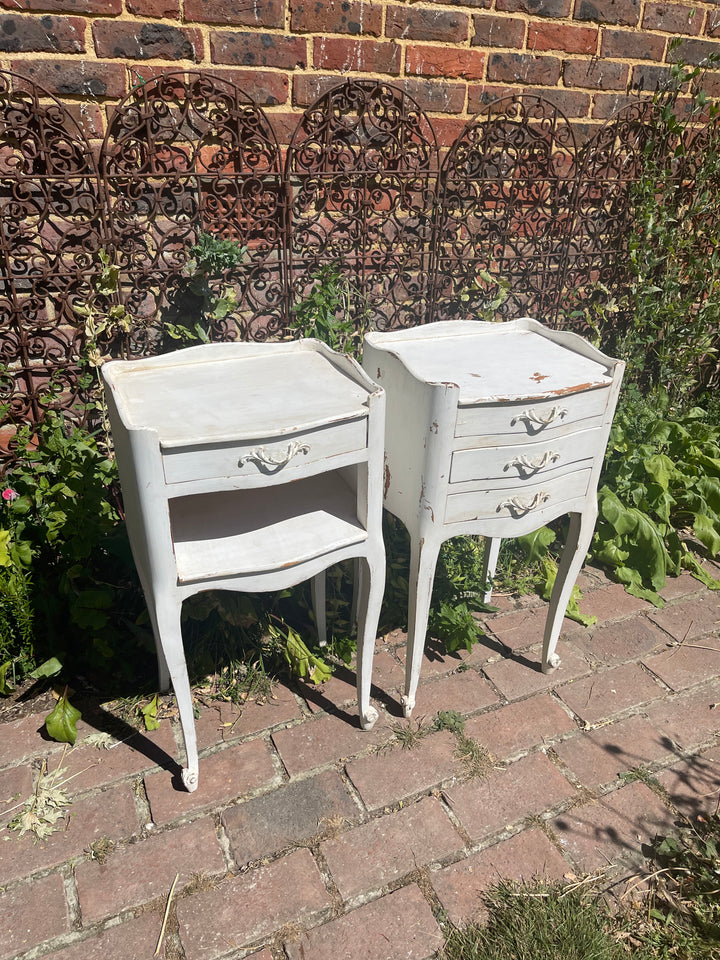 Pair of French Ornate Side Tables