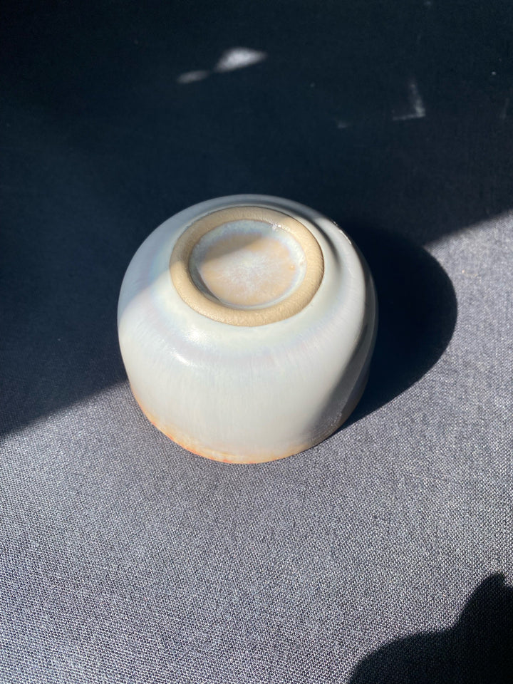 Pink Glaze Sugar Bowl