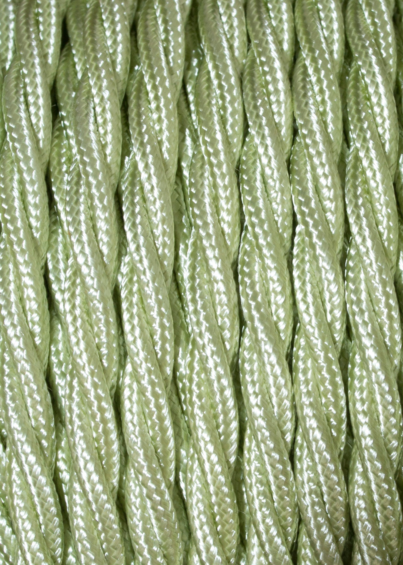 Pistachio + White - Lola's Leads Fabric Extension Cable