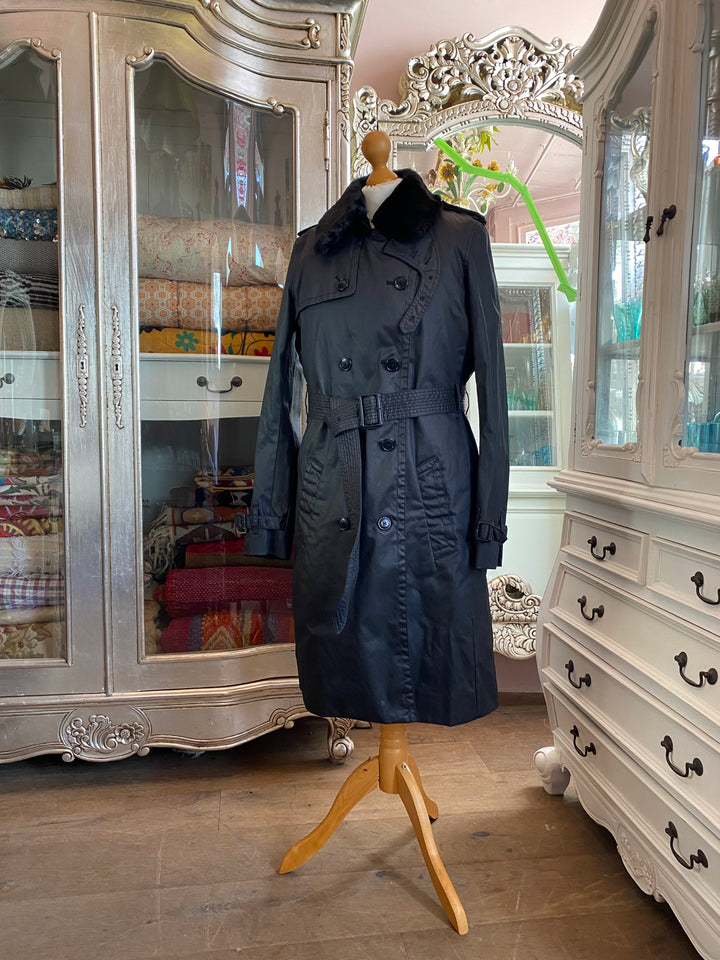 Polo Ralph Lauren Faux Fur Lined Trench Coat