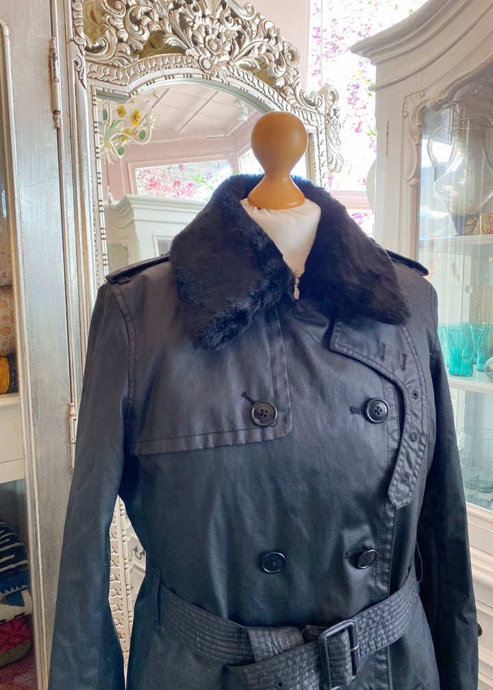 Polo Ralph Lauren Faux Fur Lined Trench Coat