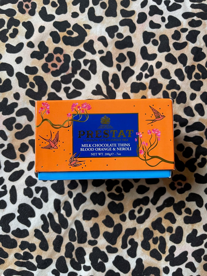 Blood Orange &amp; Neroli Milk Chocolate Thins