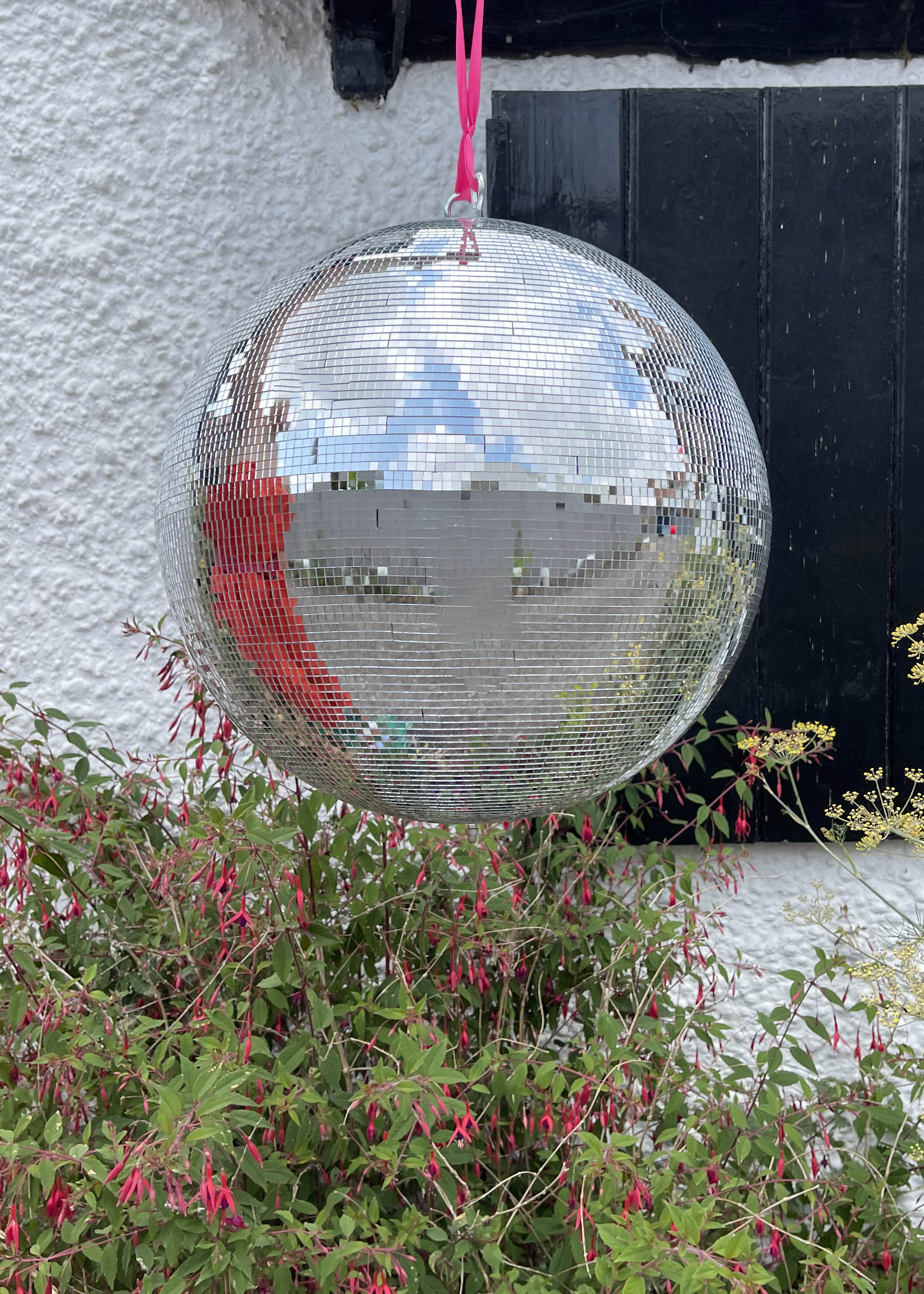 Professional Quality Silver Glitter Ball