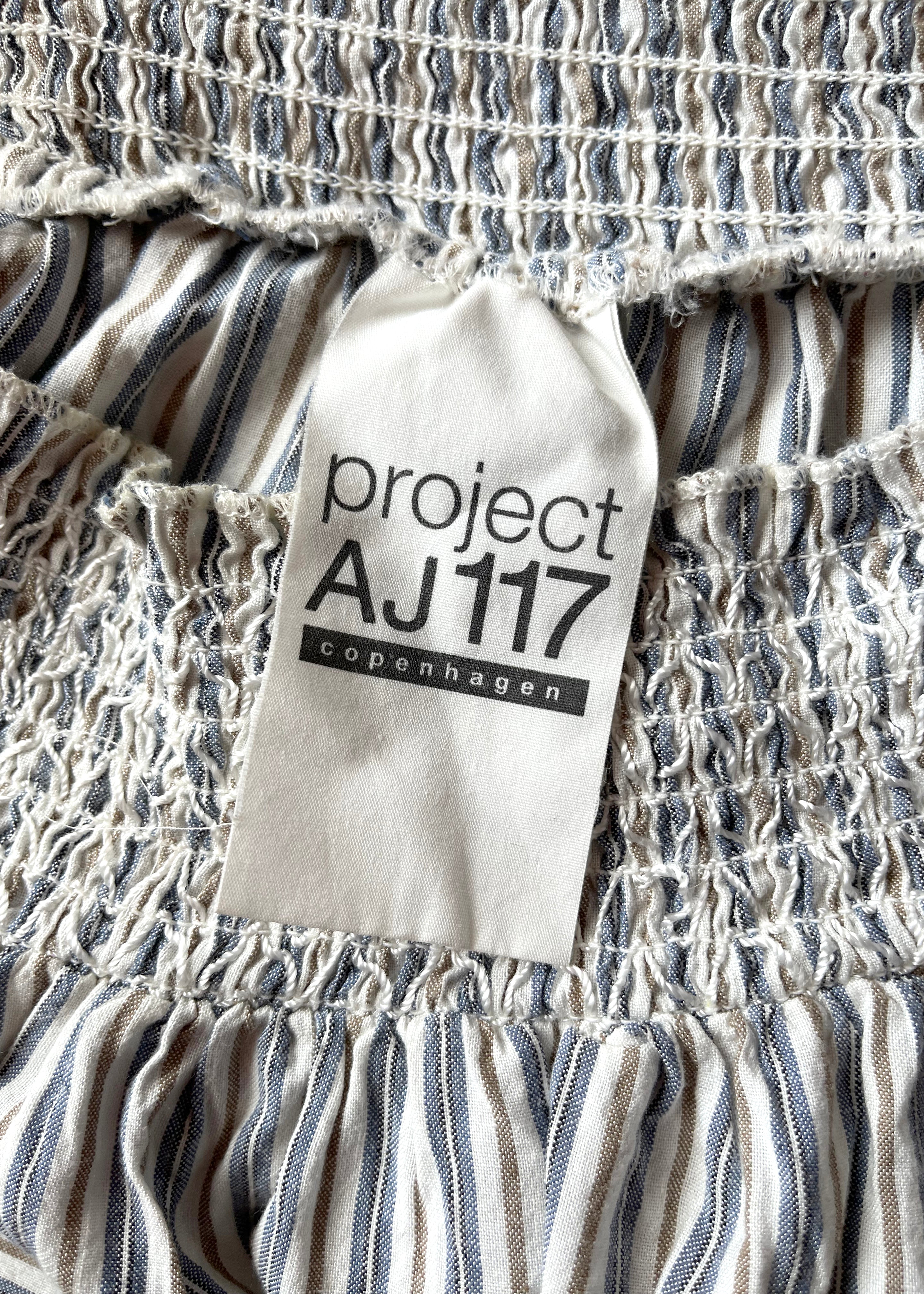 Project AJ117 Off The Shoulder Striped Summer Dress