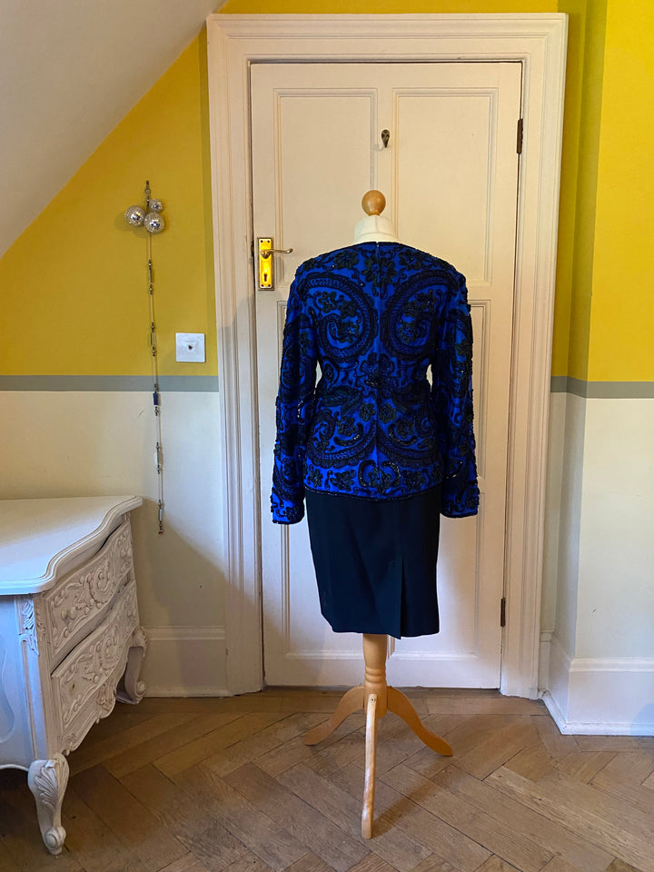 Raiment Beaded Vintage Silk Top