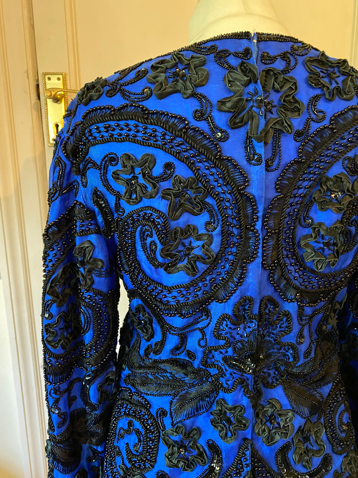 Raiment Beaded Vintage Silk Top