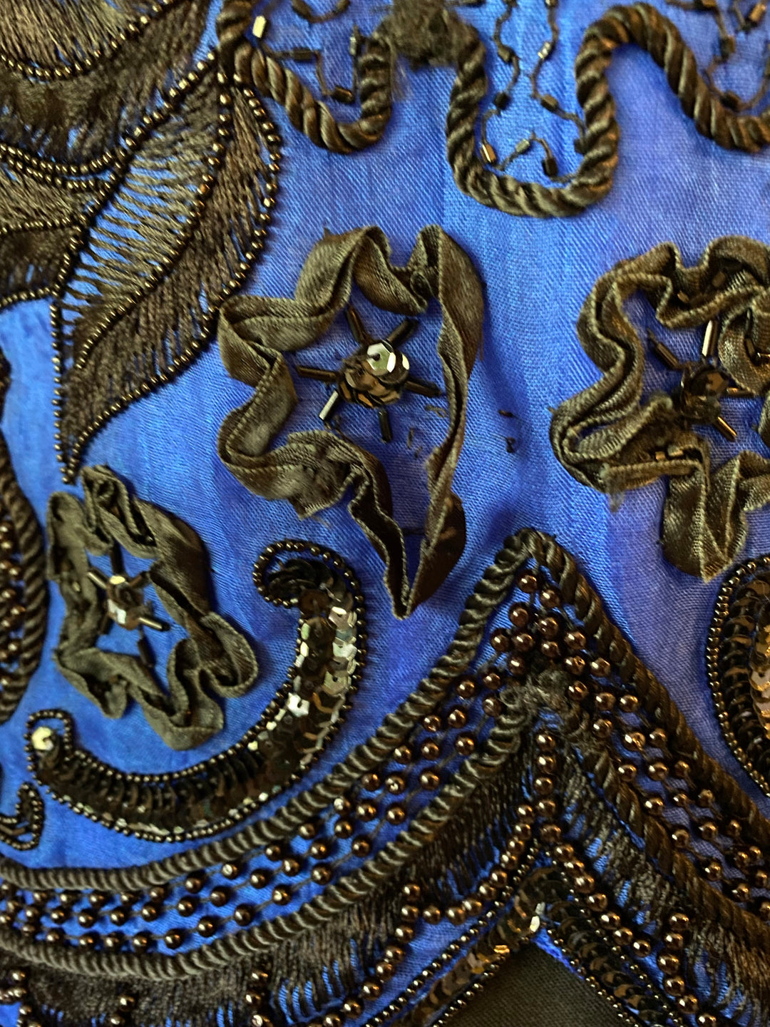Raiment Beaded Vintage Silk Top