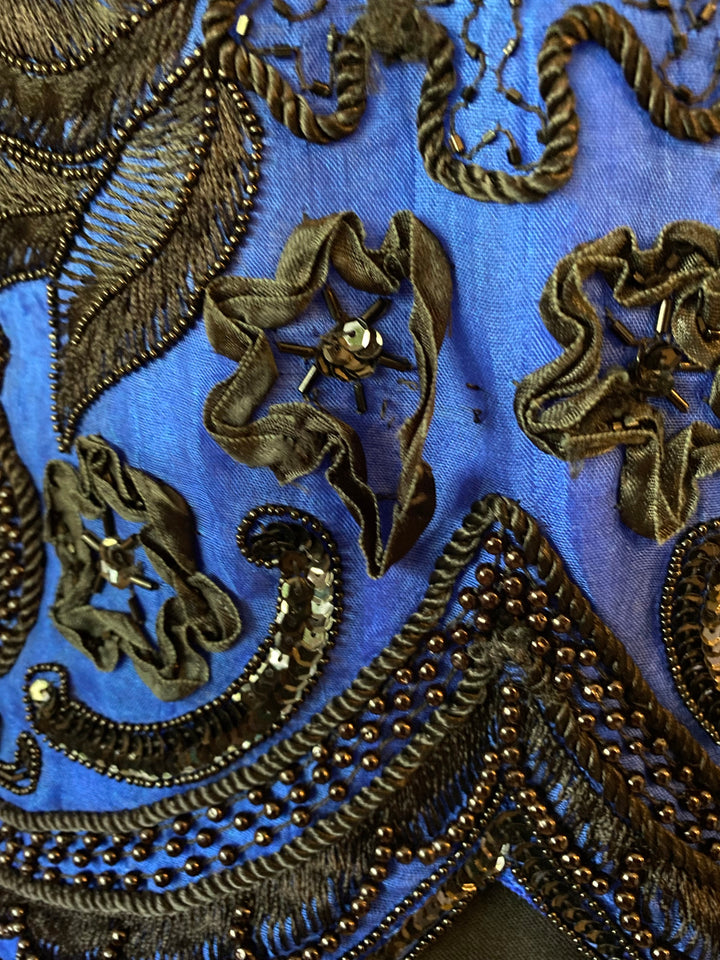 Raiment Beaded Vintage Silk Top