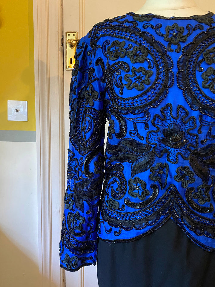 Raiment Beaded Vintage Silk Top