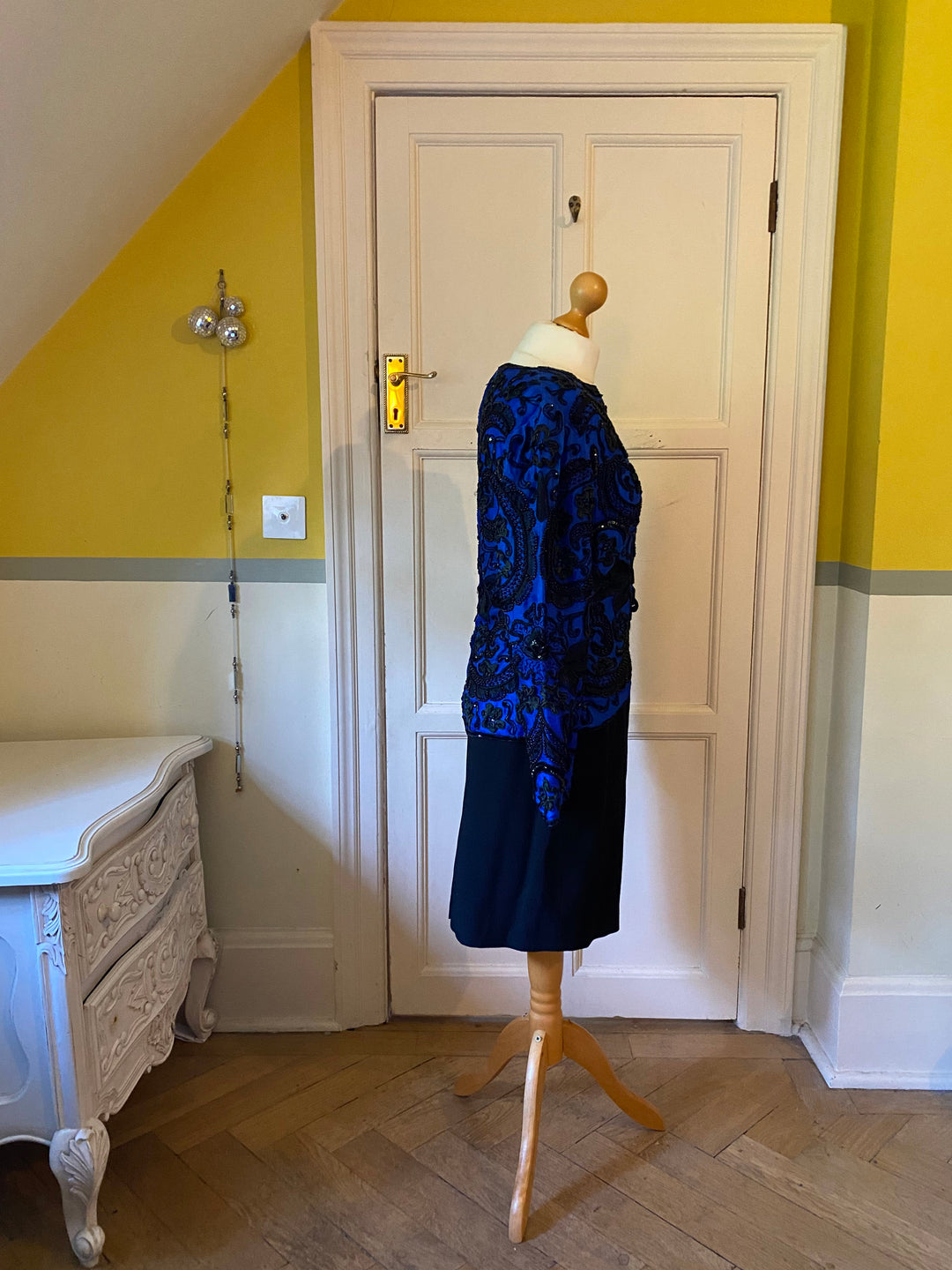 Raiment Beaded Vintage Silk Top