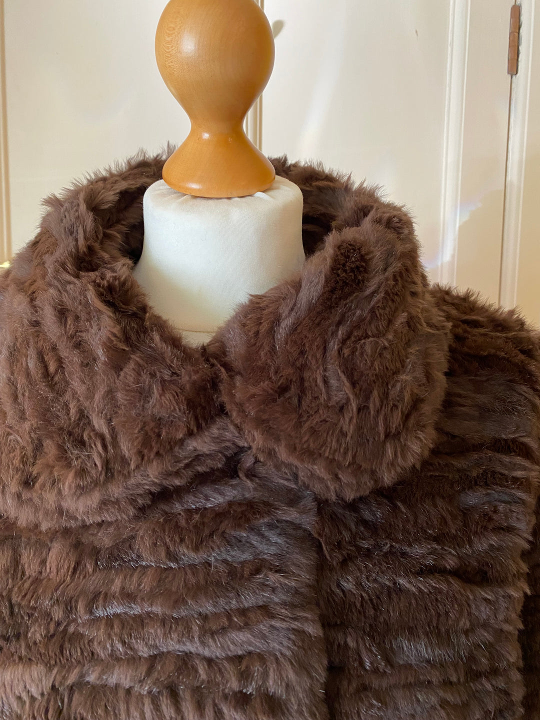 Reversible Brown Fur Coat