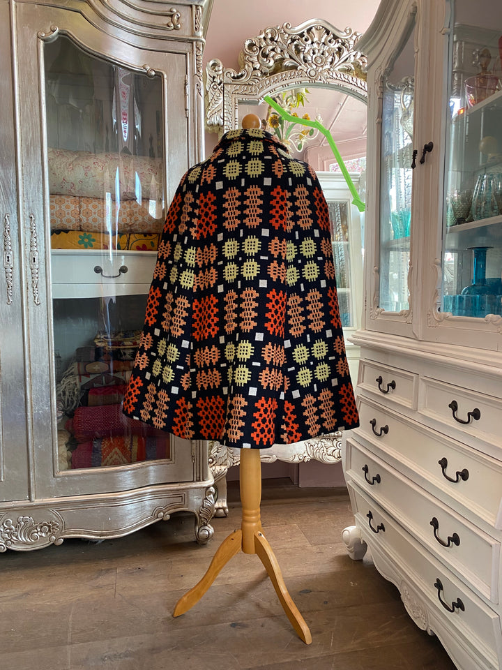 Rhydybont Wool Orange Cape