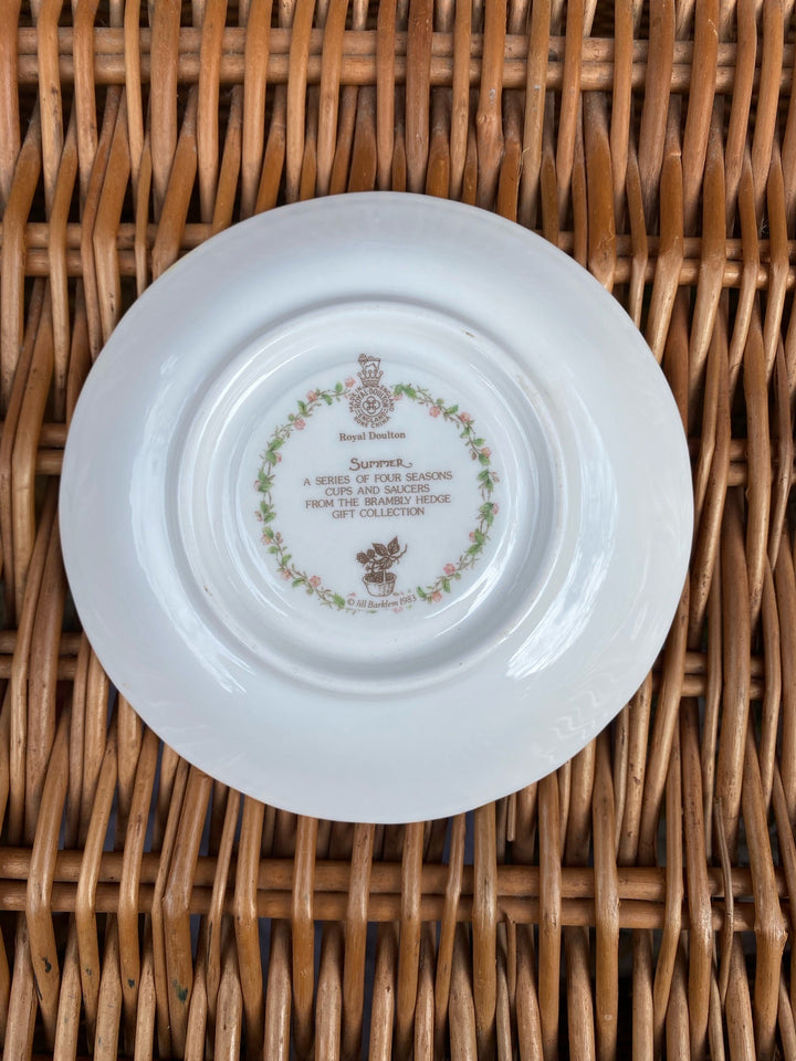 Royal Doulton Brambly Hedge Summer Cup &amp; Saucer