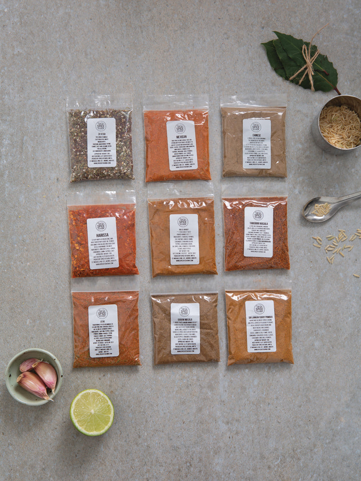 World Spice Blend &amp; BBq Rub Spice Tin