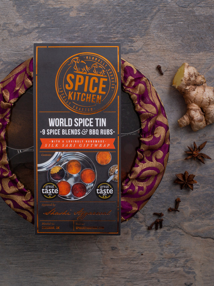 World Spice Blend &amp; BBq Rub Spice Tin