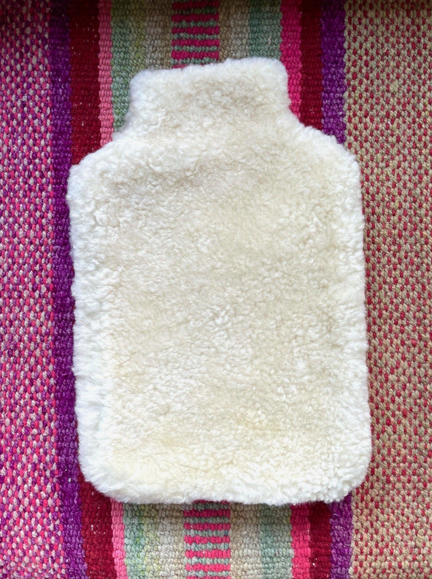 Creme Sheepskin Hot Water Bottle Cover