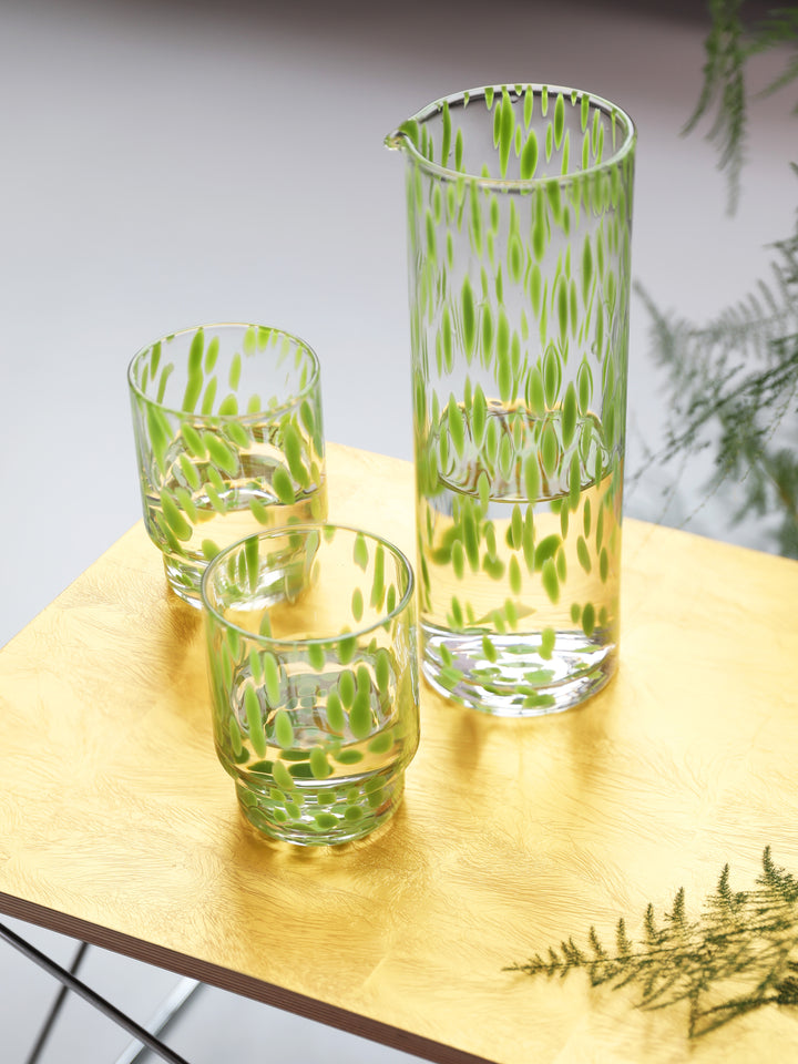 Green Tortoiseshell Carafe