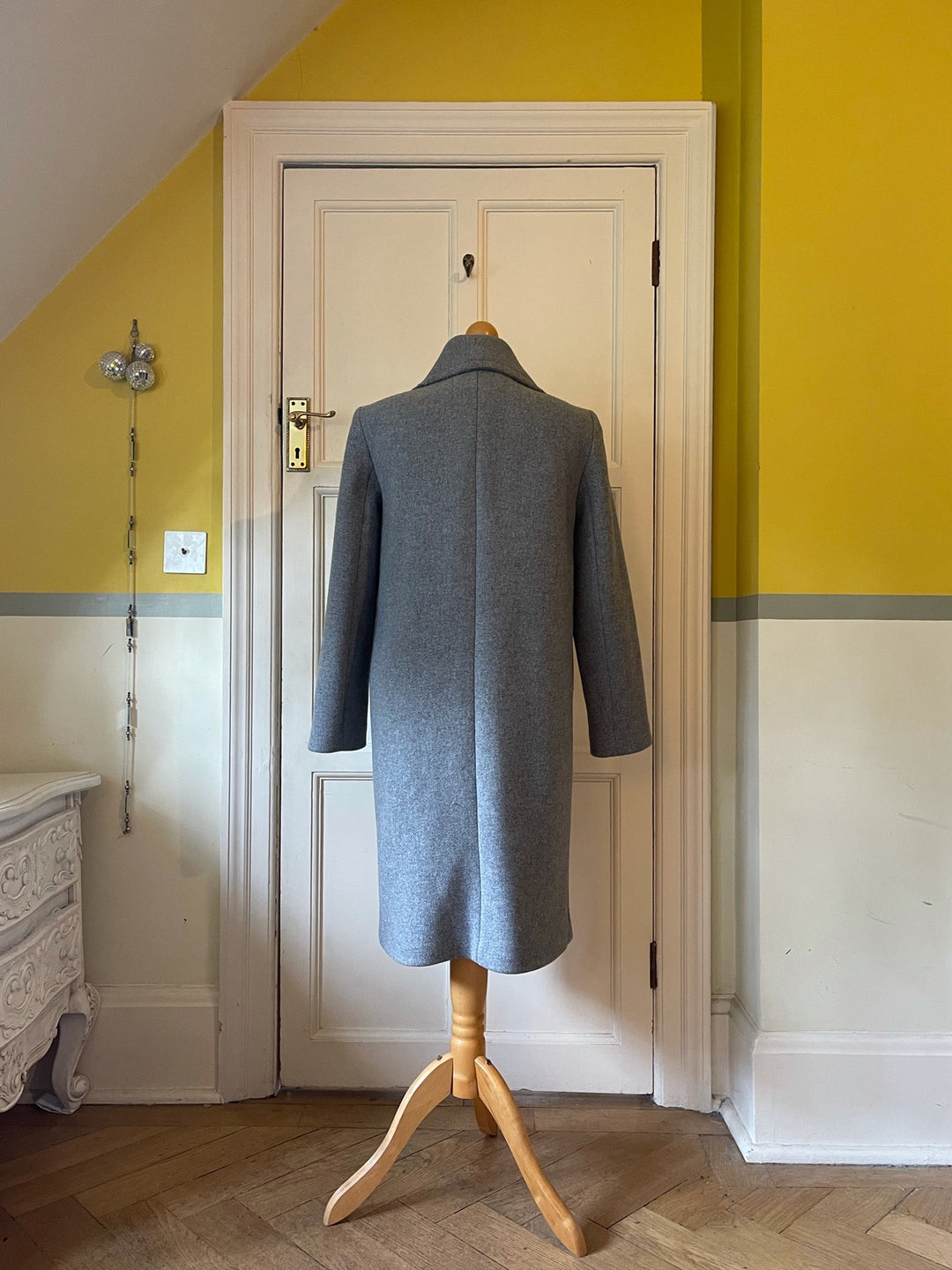 Sandro Fur Grey Coat