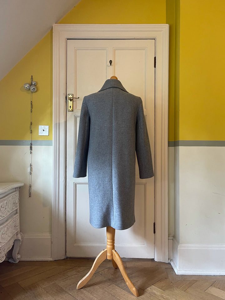 Sandro Fur Grey Coat