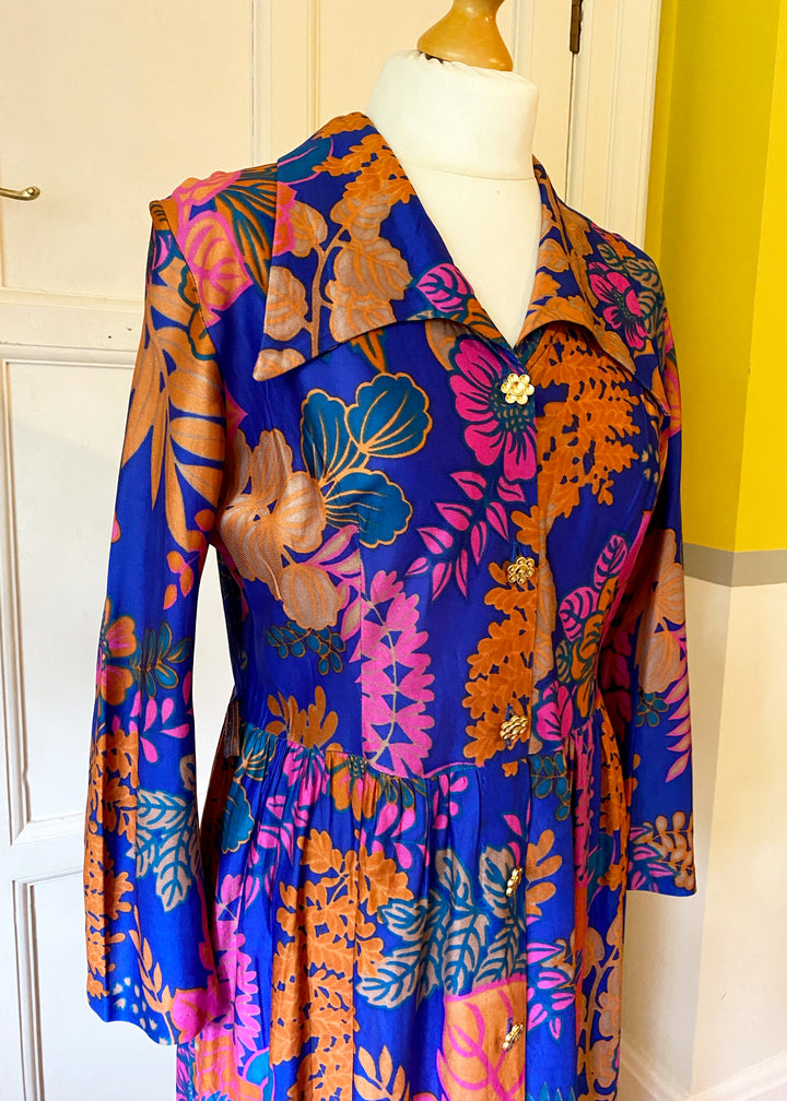 Selfridges London Vintage Maxi Shirt Dress