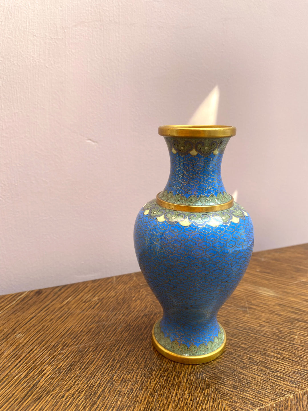 Small Cloisonné Chrysanthemum Vase