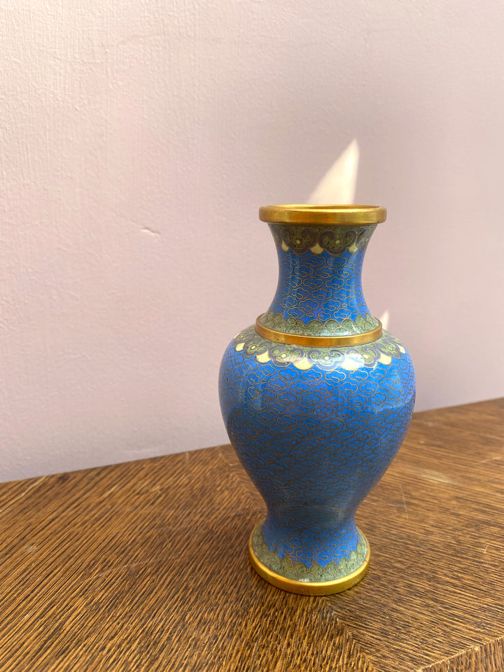 Small Cloisonné Chrysanthemum Vase