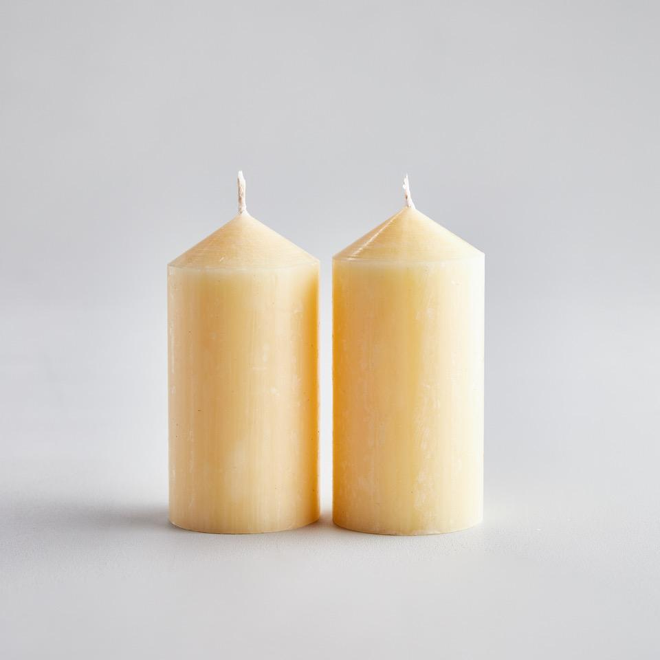 St Evals Inspiritus Pair of Pillar Candles
