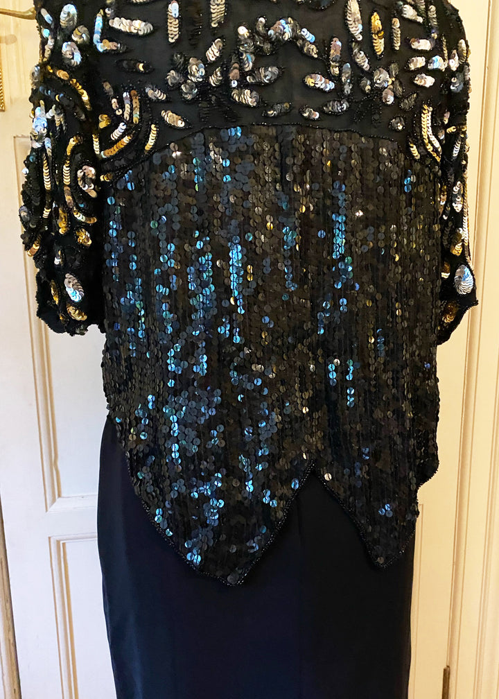 Sudi Black Embellished Top