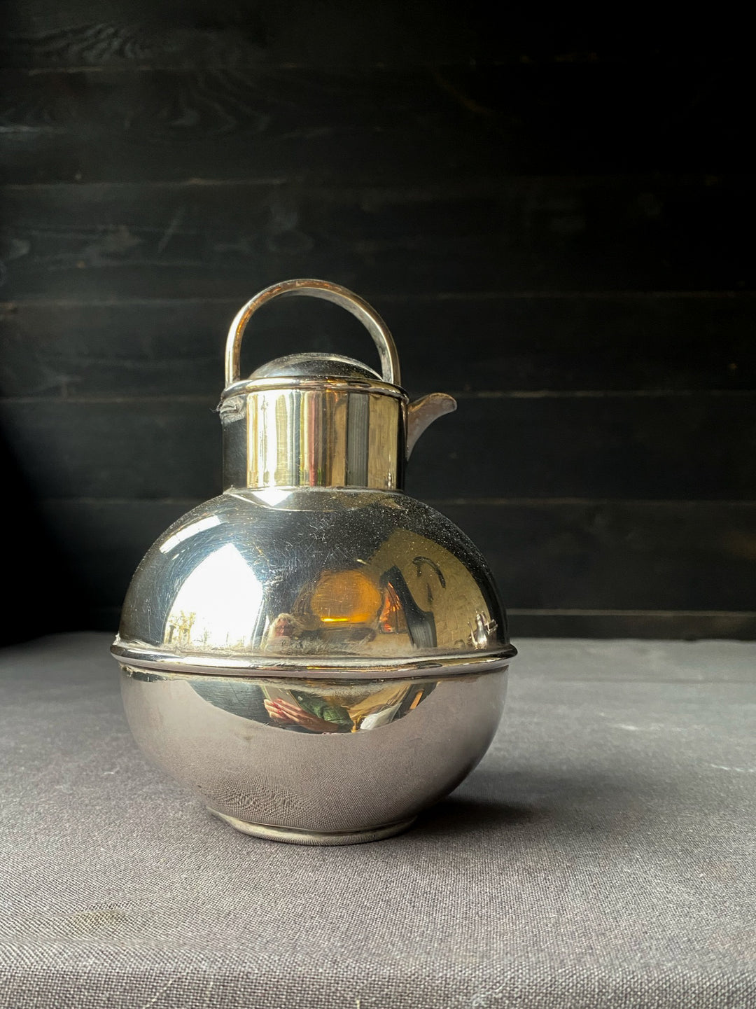 1/2 Pint Travelling Silver Plated Milk Jug