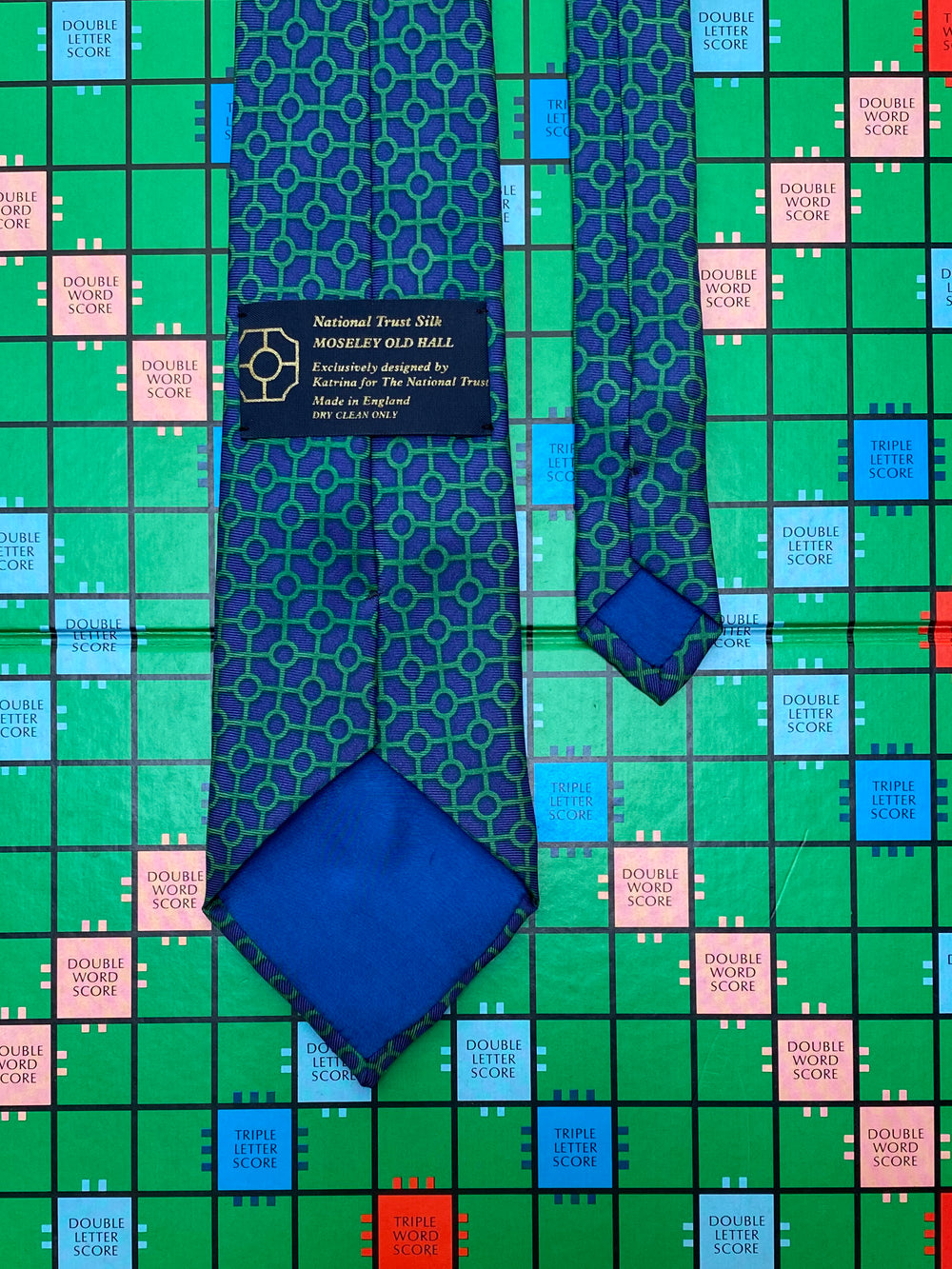 Geometric Silk Tie by National Trust Silk