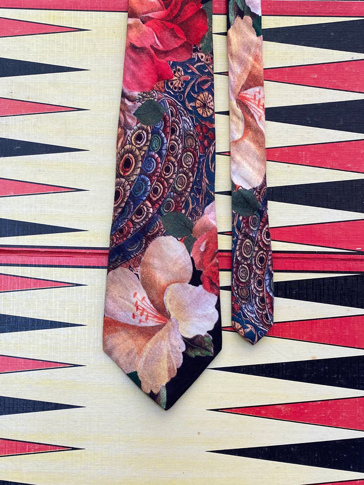 Floral Cotton Canada Tie