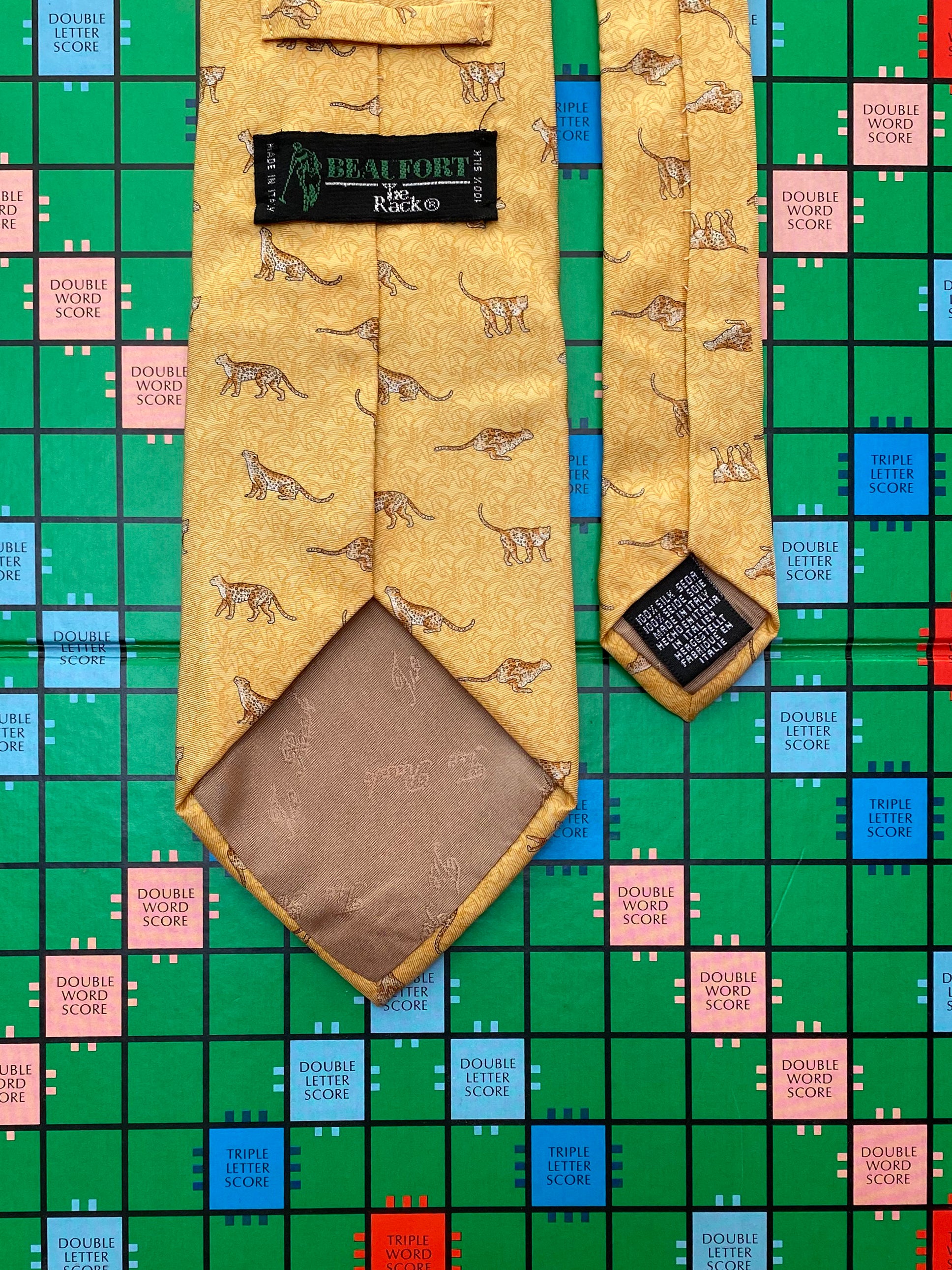 Beaufort Silk Cheetah Tie