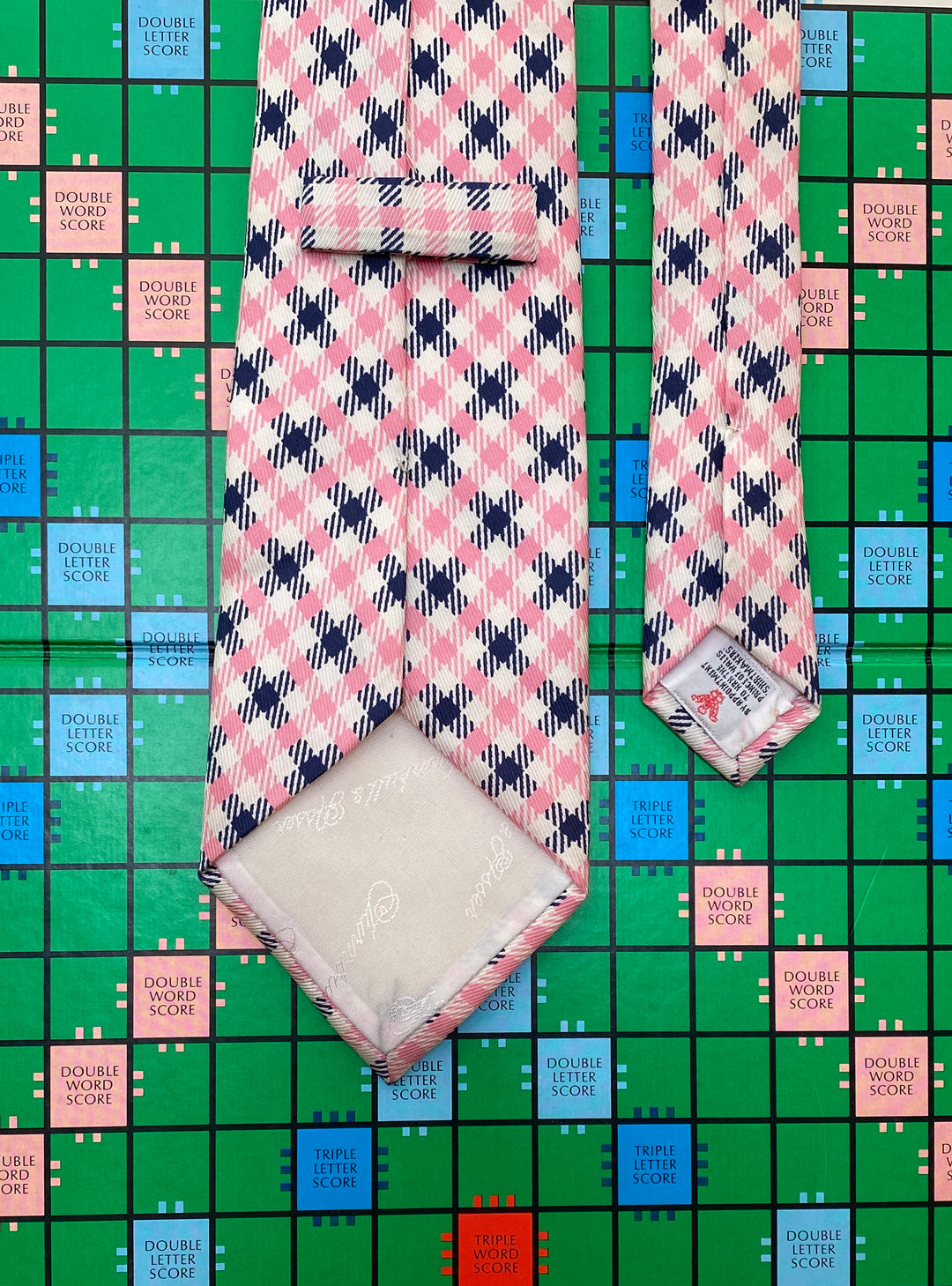 Pink Checked Turnbull &amp; Asser Tie