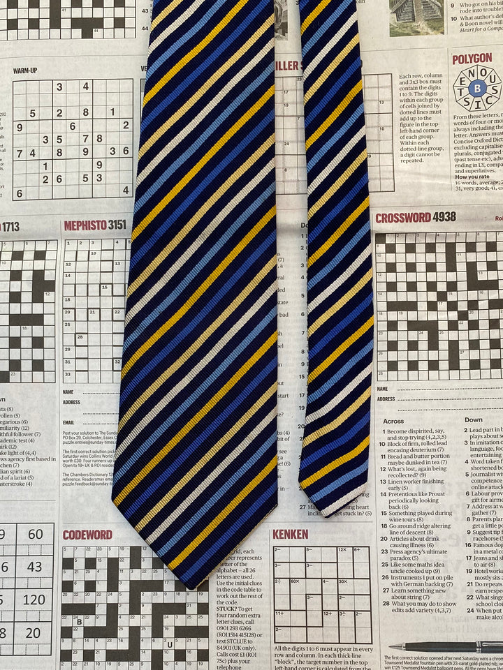 Vintage Stripe Turnbull &amp; Asser Silk Tie