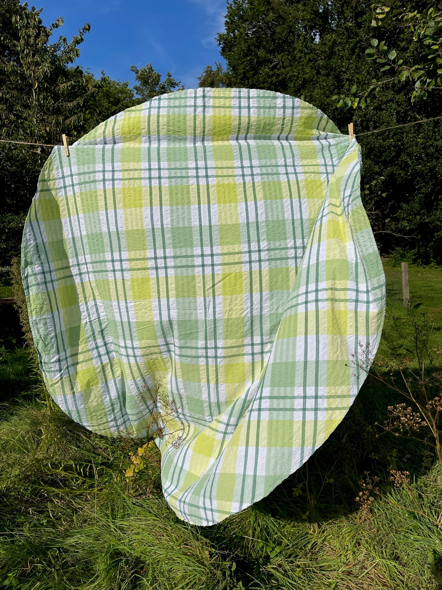 Hatty Seersucker Tablecloth