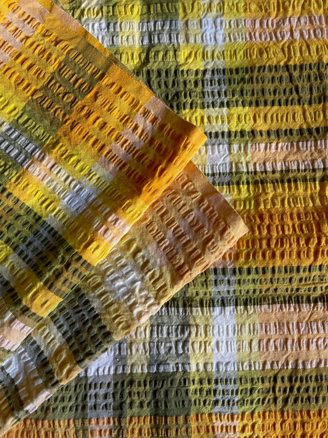 Herbie Seersucker Tablecloth