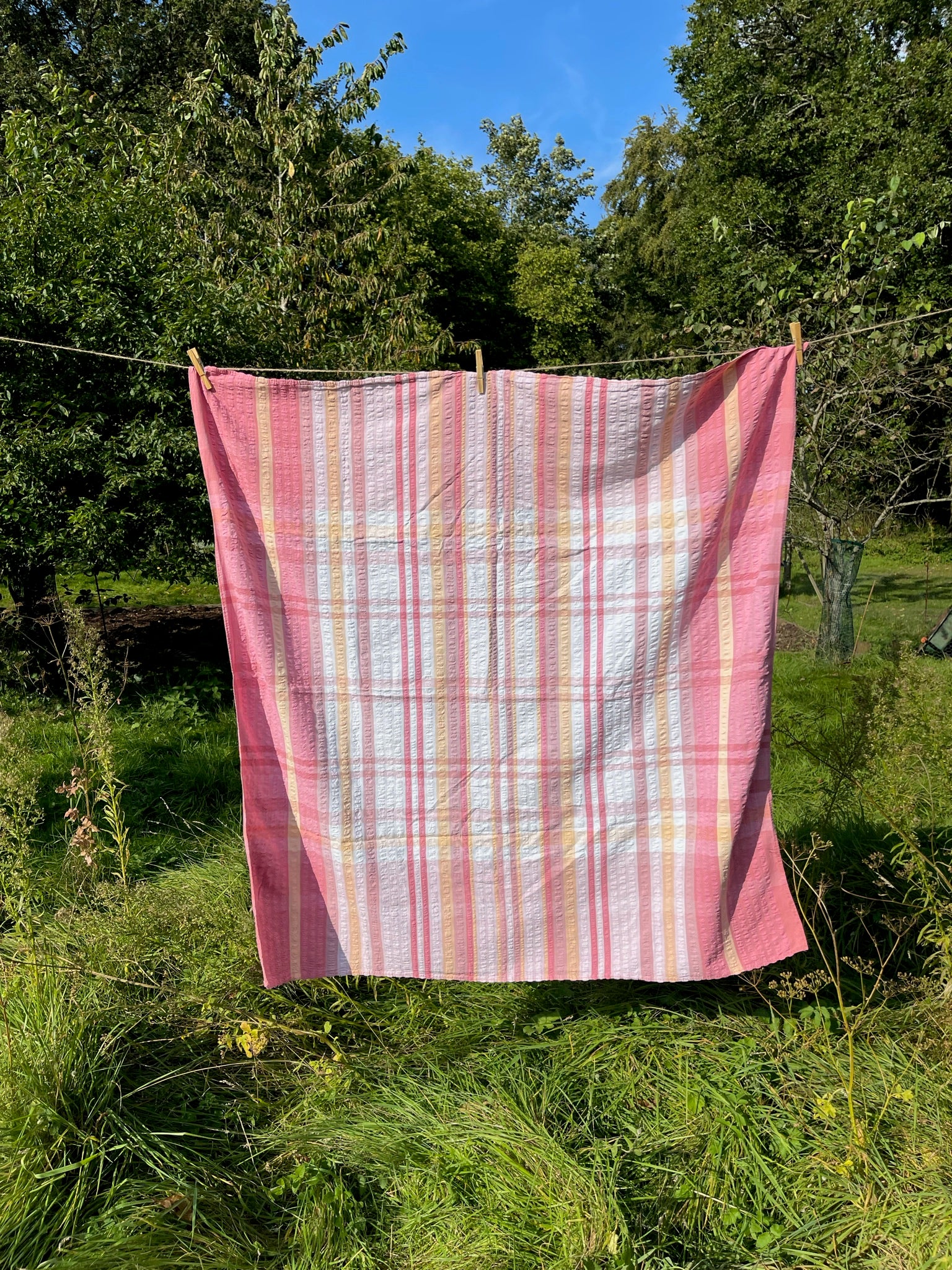 Lyndell Seersucker Tablecloth