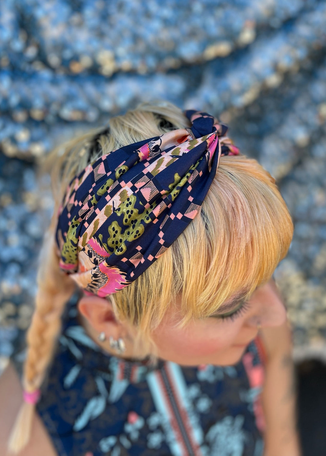 Etoile Print Headscarf Temperley London