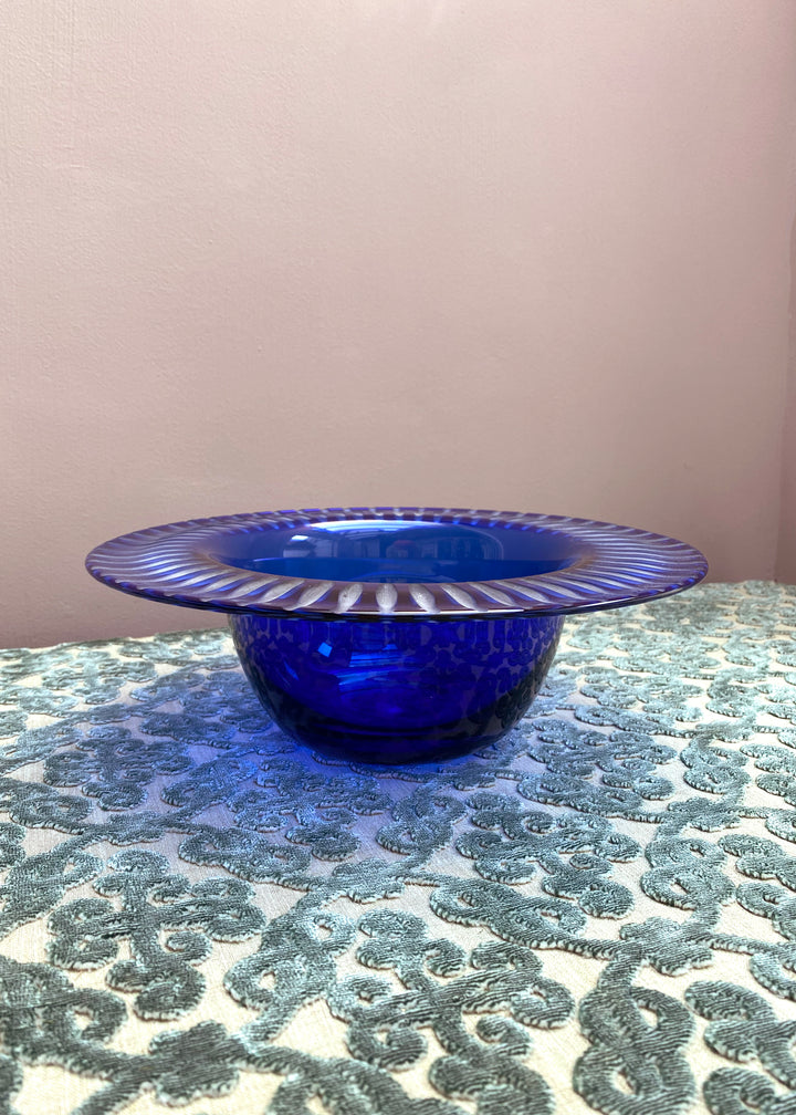 Tiffany &amp; Co. Blue Cut Bowl