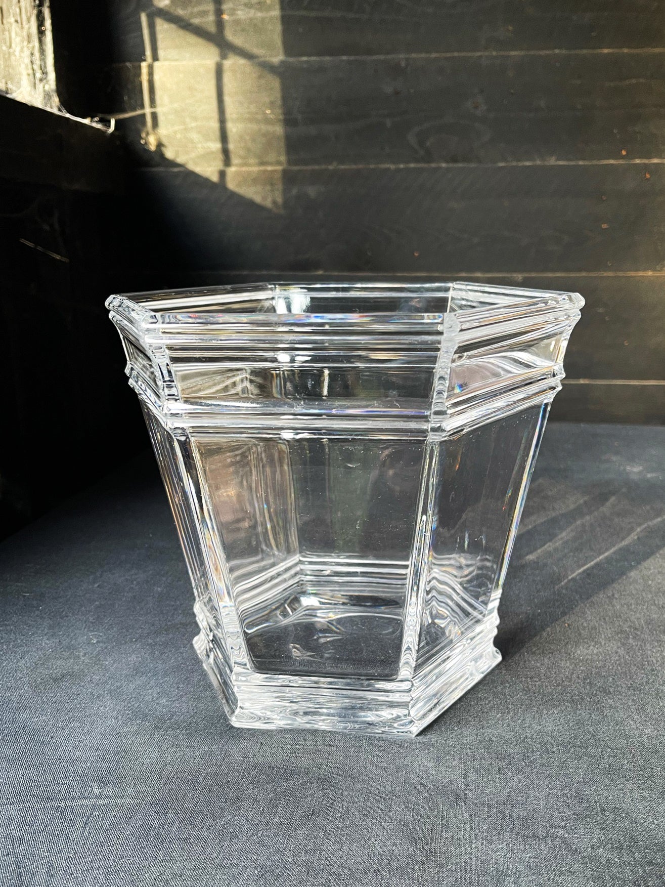 Tiffany & Co. Windham Hexagonal Crystal Vase