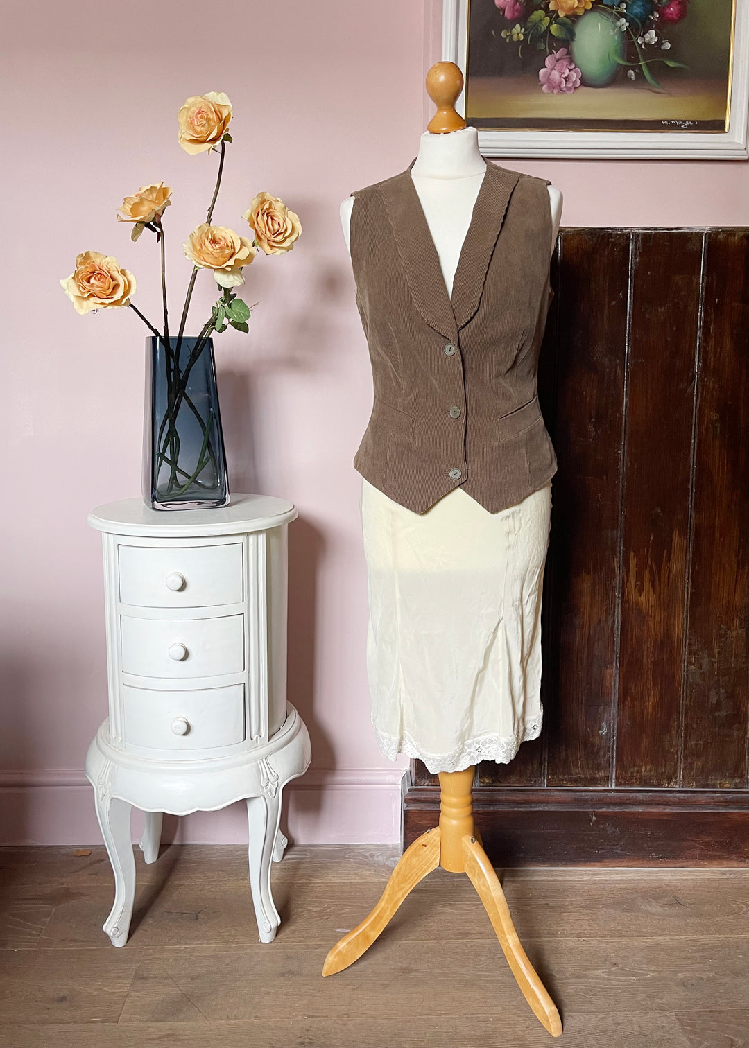 Toast Corduroy Brown Waistcoat