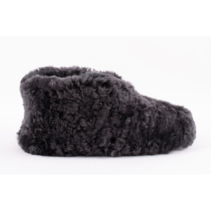Ulla Sheepskin Booties Slipper - Asphalt