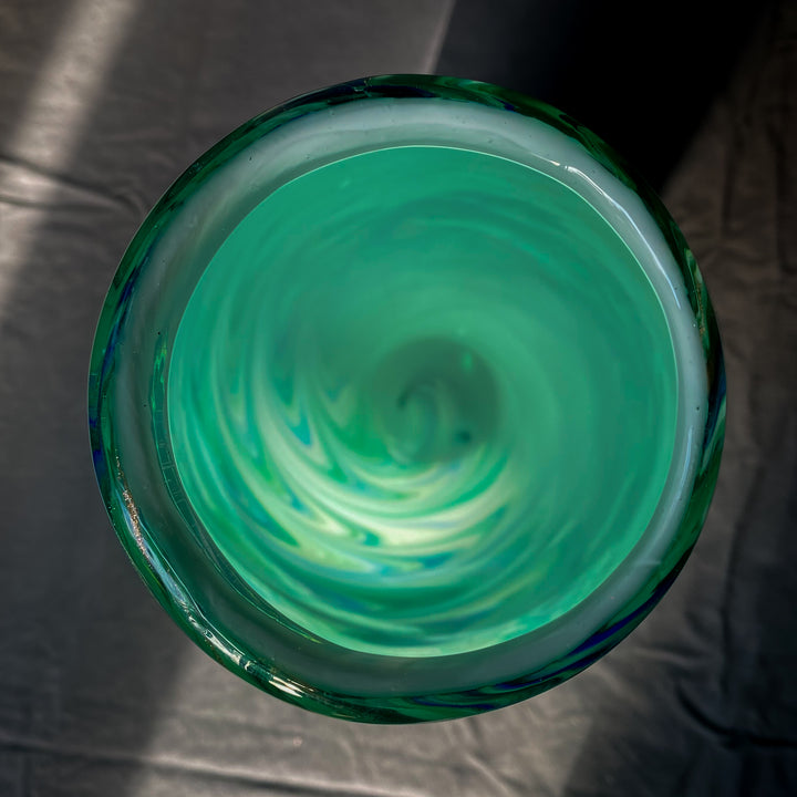 Blue Venetian Swirl Vase