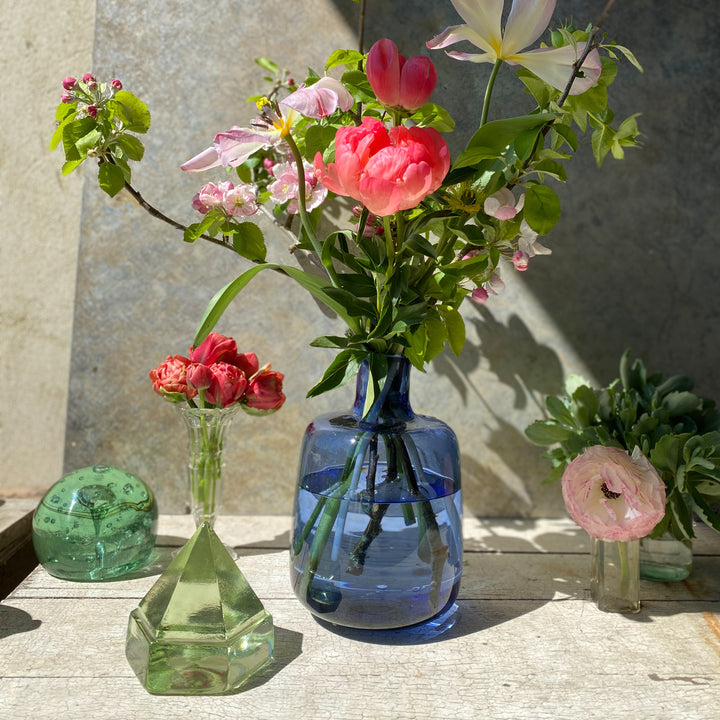 Bulbous Bell Jar Vase